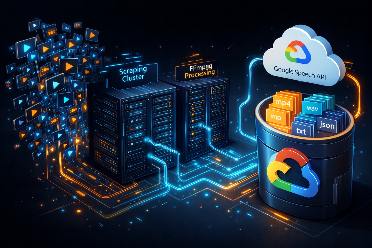 Video Processing and Transcription Platform